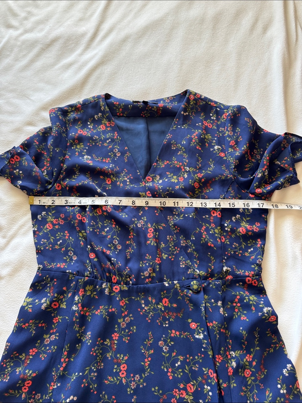 MADEWELL Amaranth Floral Wrap Dress - Picture 11 of 12